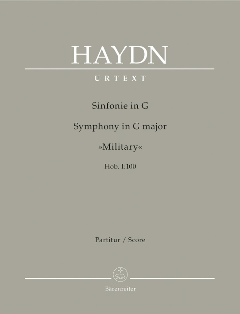 Symphony G major, Hob.I:100 'Military'(Full score)
