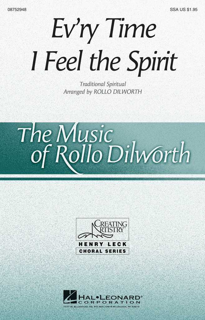 Ev'rytime I feel the Spirit