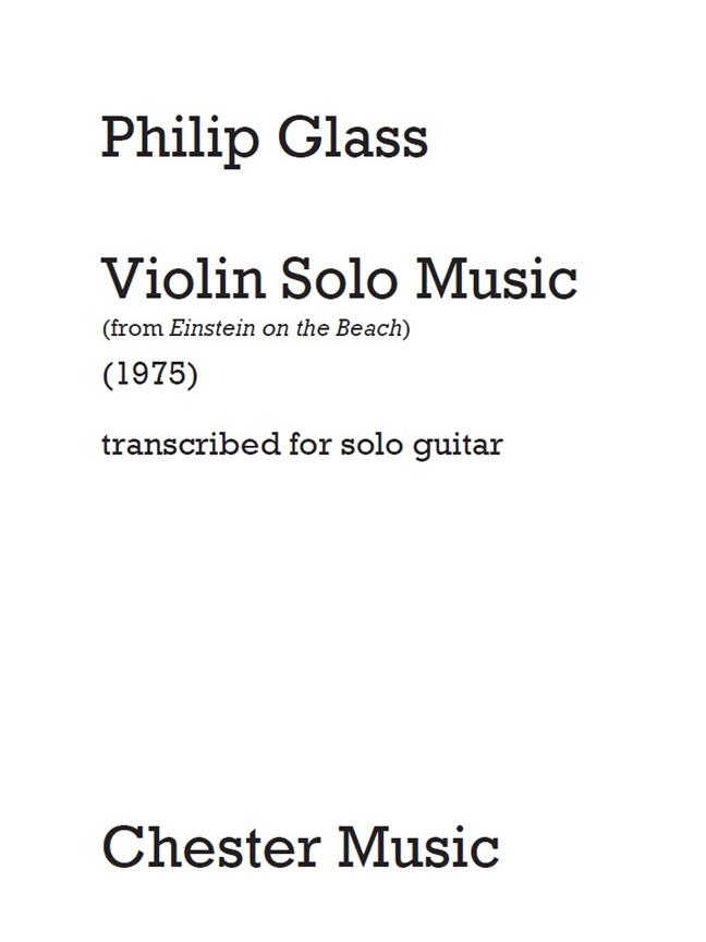 Violin Solo Music (From Einstein on the Beach)