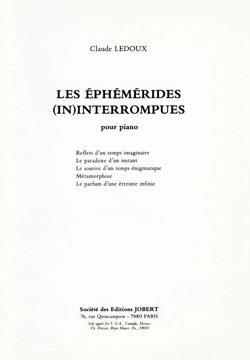 Les Ephémérides interrompus