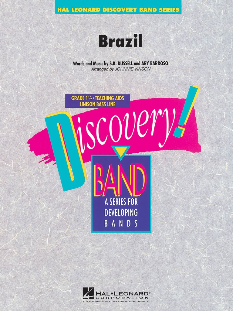 Brazil - Discovery Concert Young Band (Score & parts) | Crescendo Music